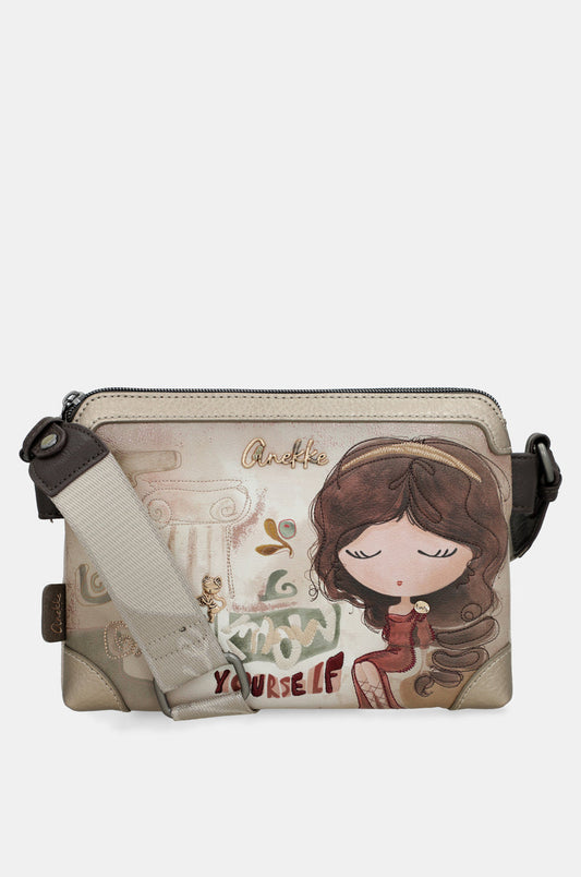 Triple-compartment crossbody bag Muse