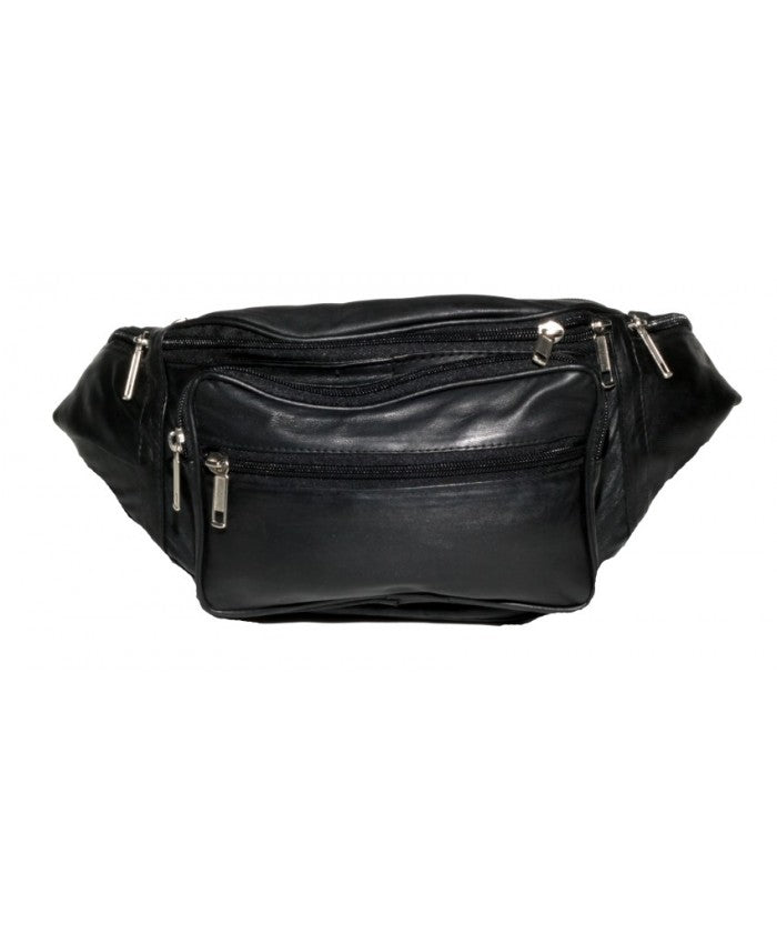 Unisex leather bum bag