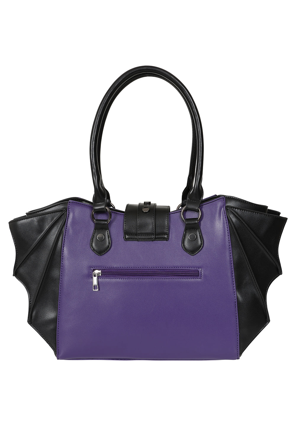 Purple/Black HAUNTED ANNABELLE TOTE BAG