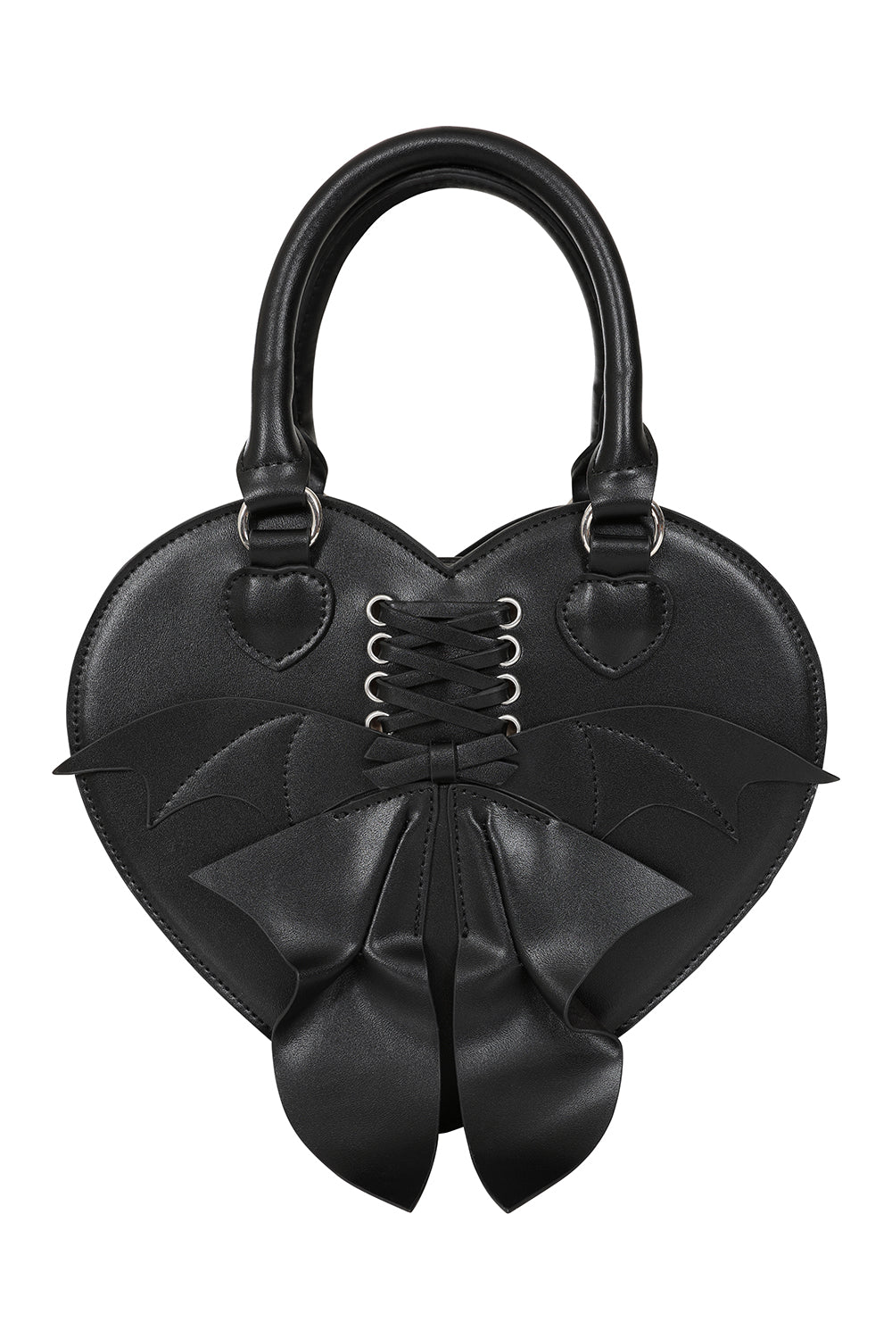 Black GLAMORAMA HEART SHAPED BAG