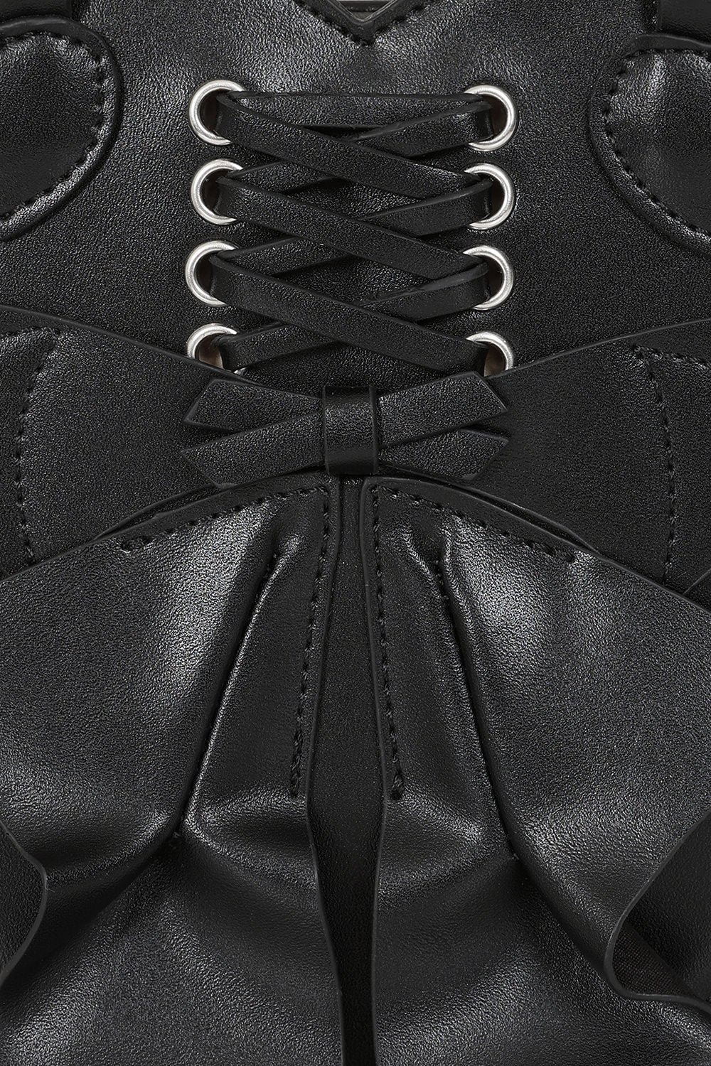 Black GLAMORAMA HEART SHAPED BAG