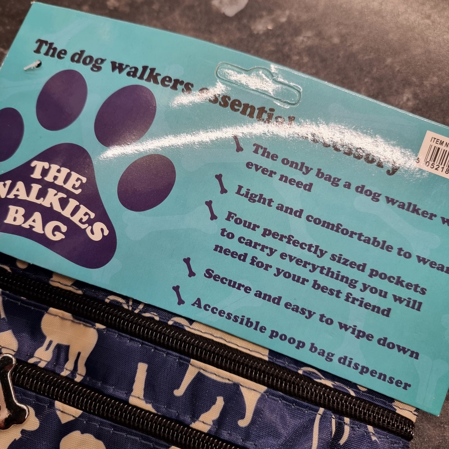 Dog walkies bag with poo bag pocket *SALE*