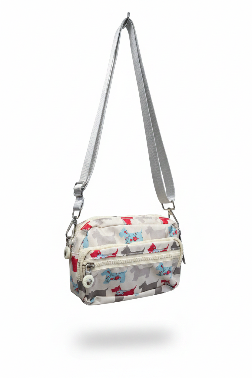 Scotty dog cross body bag
