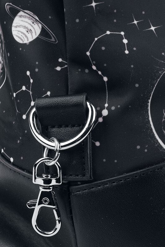 Black SPACE CAT GYM BAG