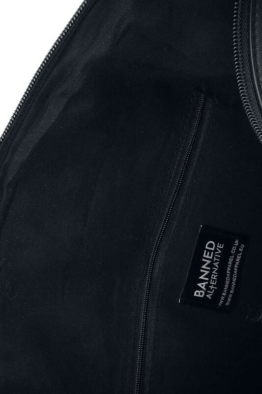 Black SPACE CAT GYM BAG