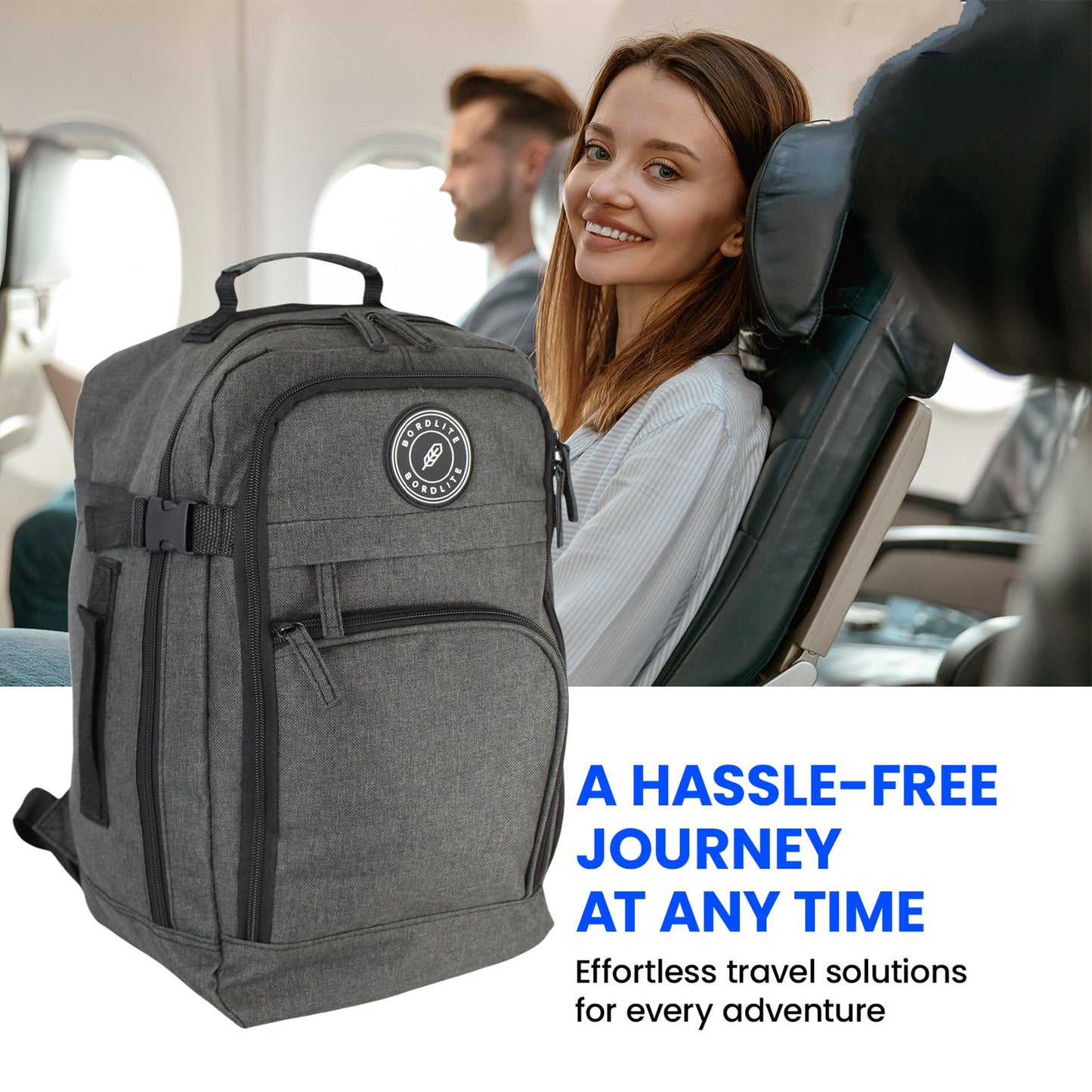 RyanAir Approved 40x20x25cm Underseat Backpack - Cabin Rucksack