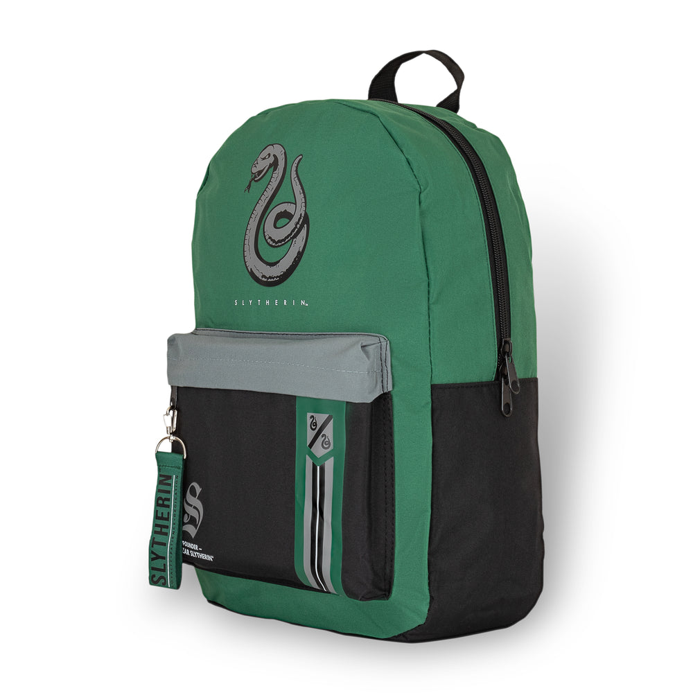 HARRY POTTER SLYTHERIN MIXBLOCK BACKPACK WITH WEBBING PULLER