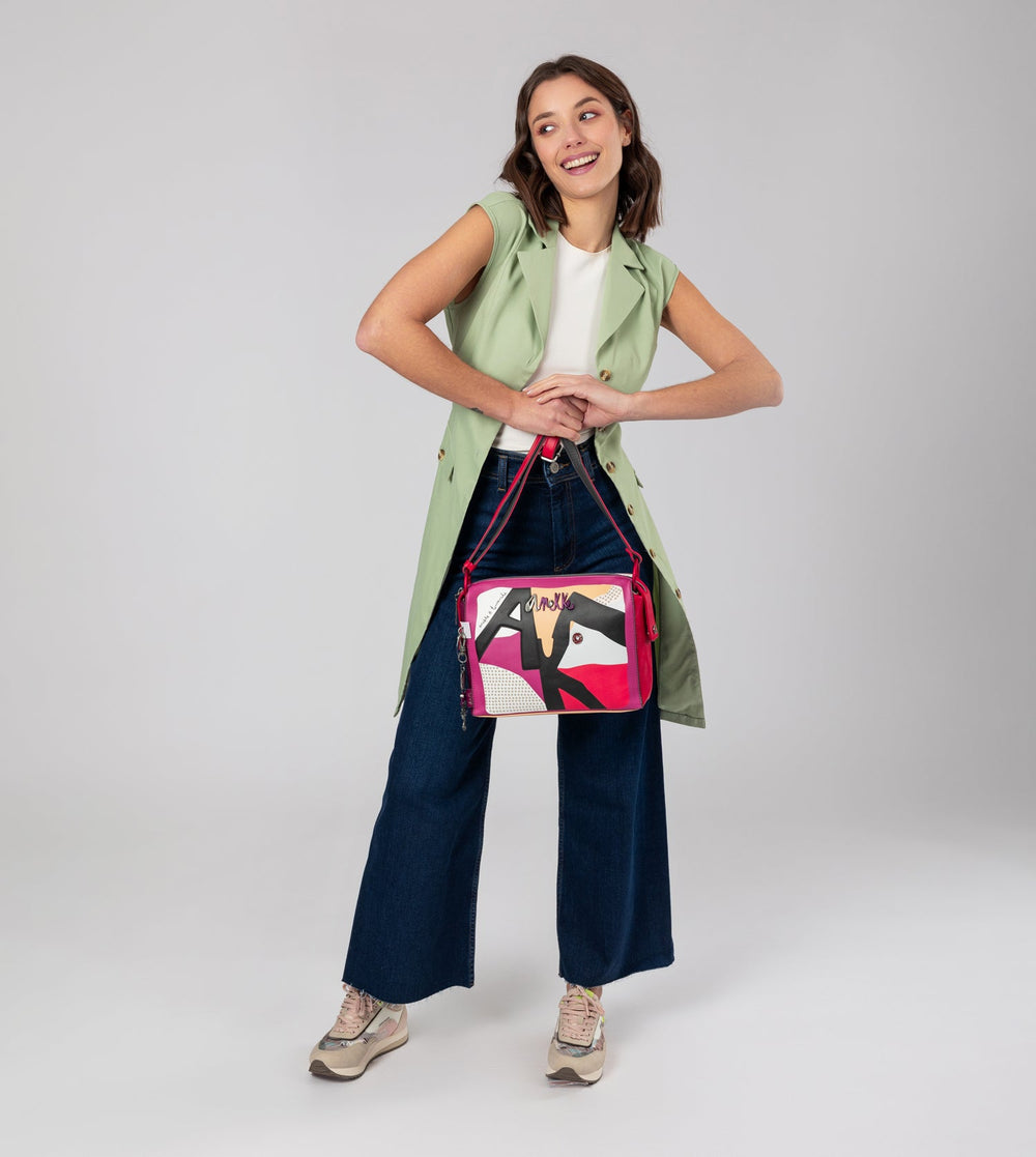 Hollywood fashion rectangular crossbody bag