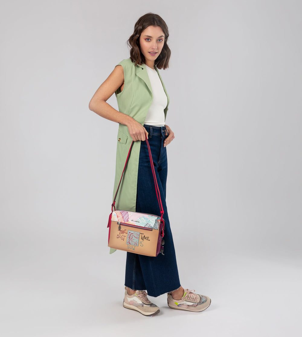 Hollywood fashion rectangular crossbody bag