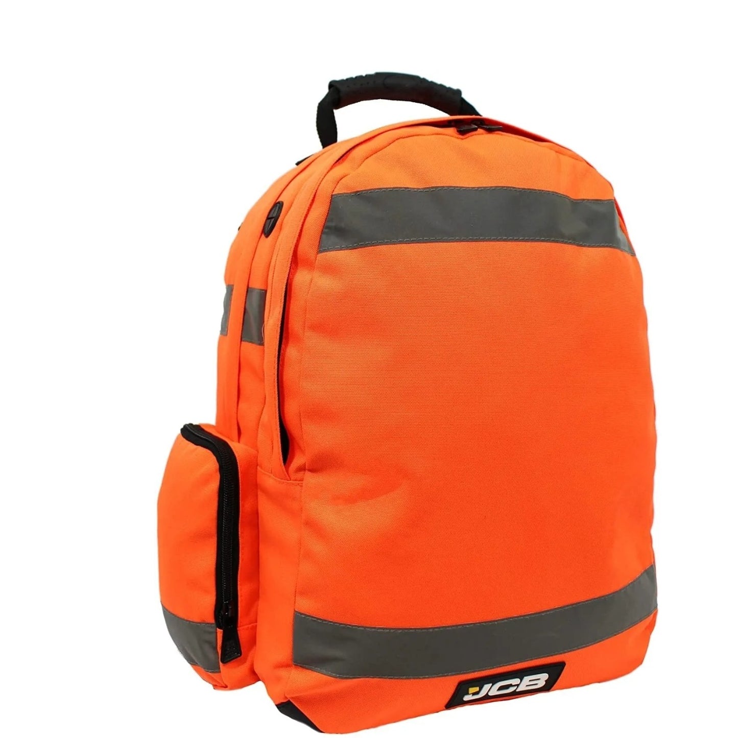 JCB - Hi Viz Backpack, Work Rucksack, High Visibility Safety Rucksack, Reflect