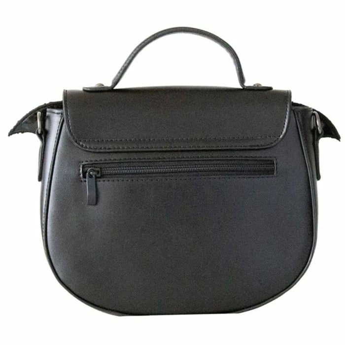 BANNED BELLATRIX BAT FAUX LEATHER GOTHIC SHOULDER BAG