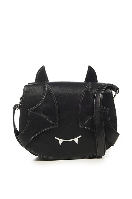 Black RELEASE THE BATS SHOULDER BAG