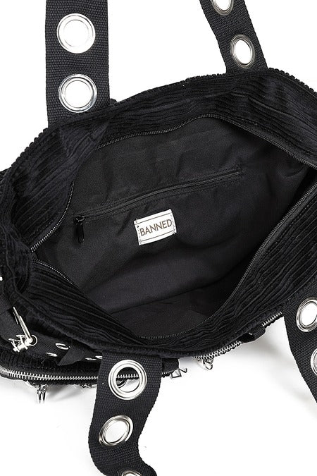 Black SWEET REVENGE HANDBAG...cord bag 🖤