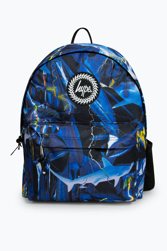 Hype Boys Multi Dark Shark Backpack