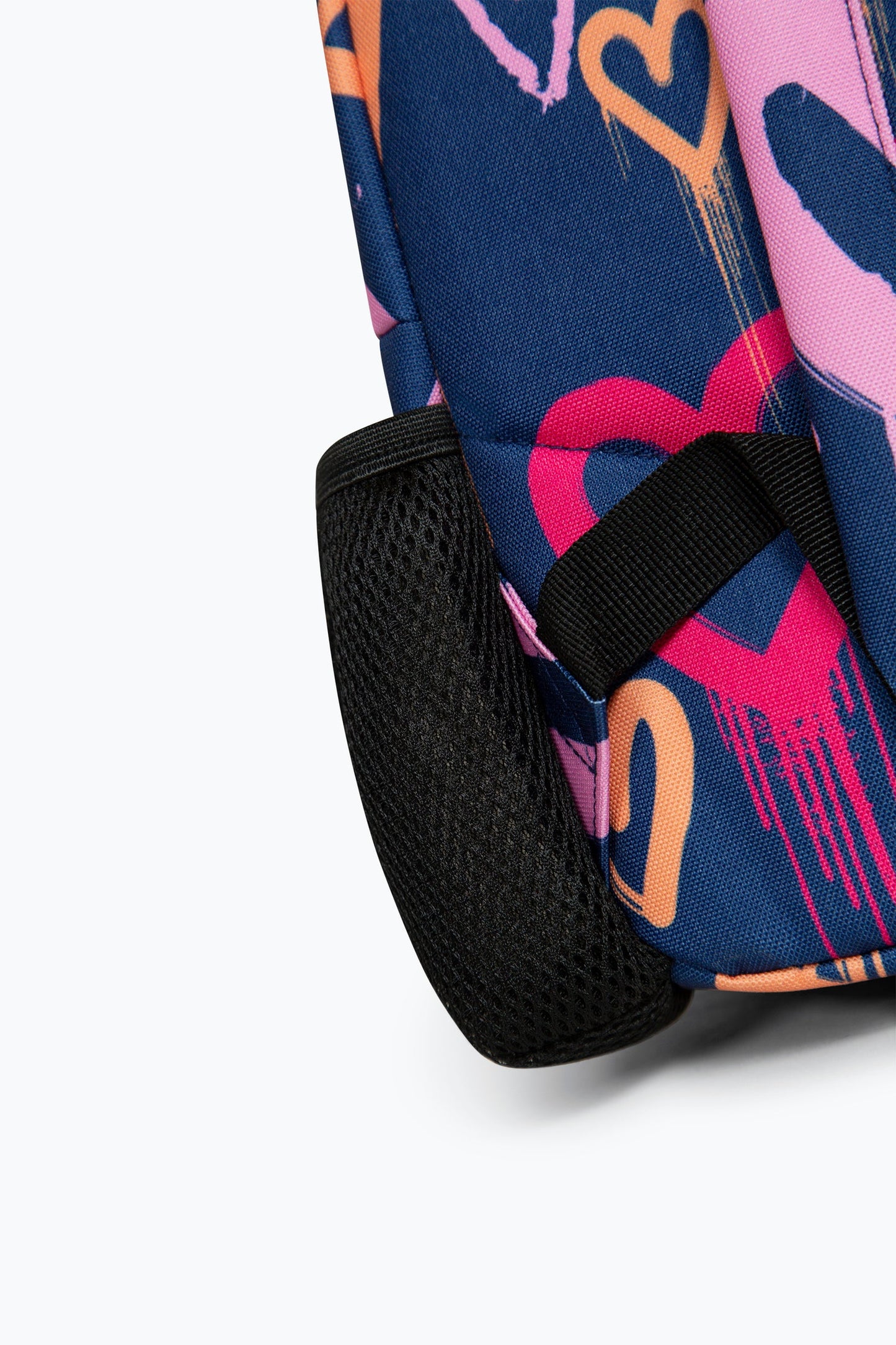 Hype Girls Navy Heart Drips Backpack