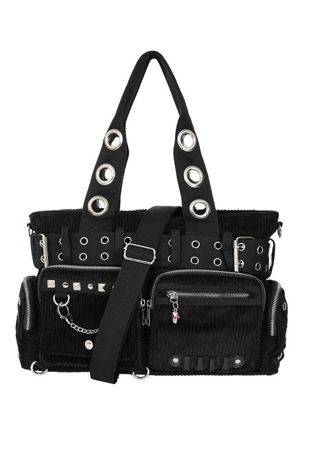 Black SWEET REVENGE HANDBAG...cord bag 🖤
