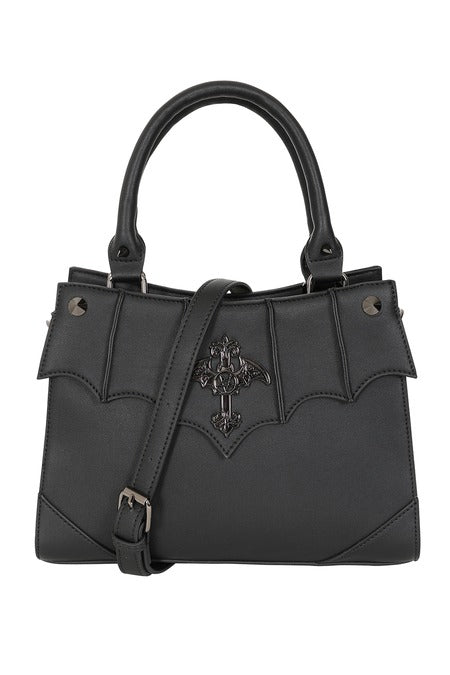 Black VEIL OF VESPER HANDBAG