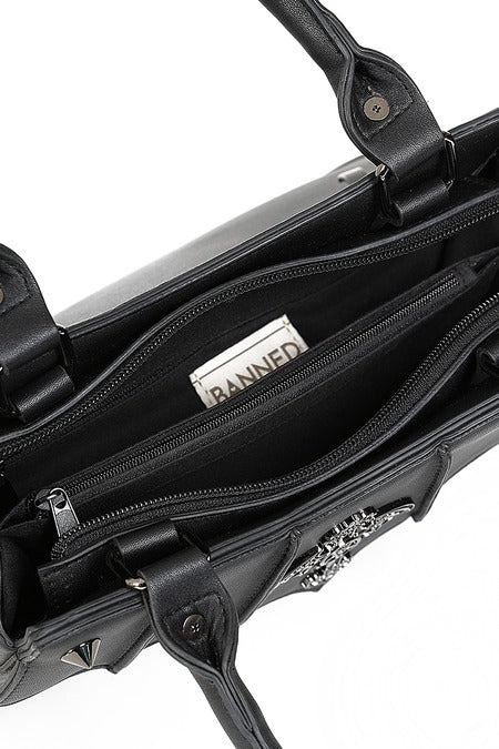 Black VEIL OF VESPER HANDBAG
