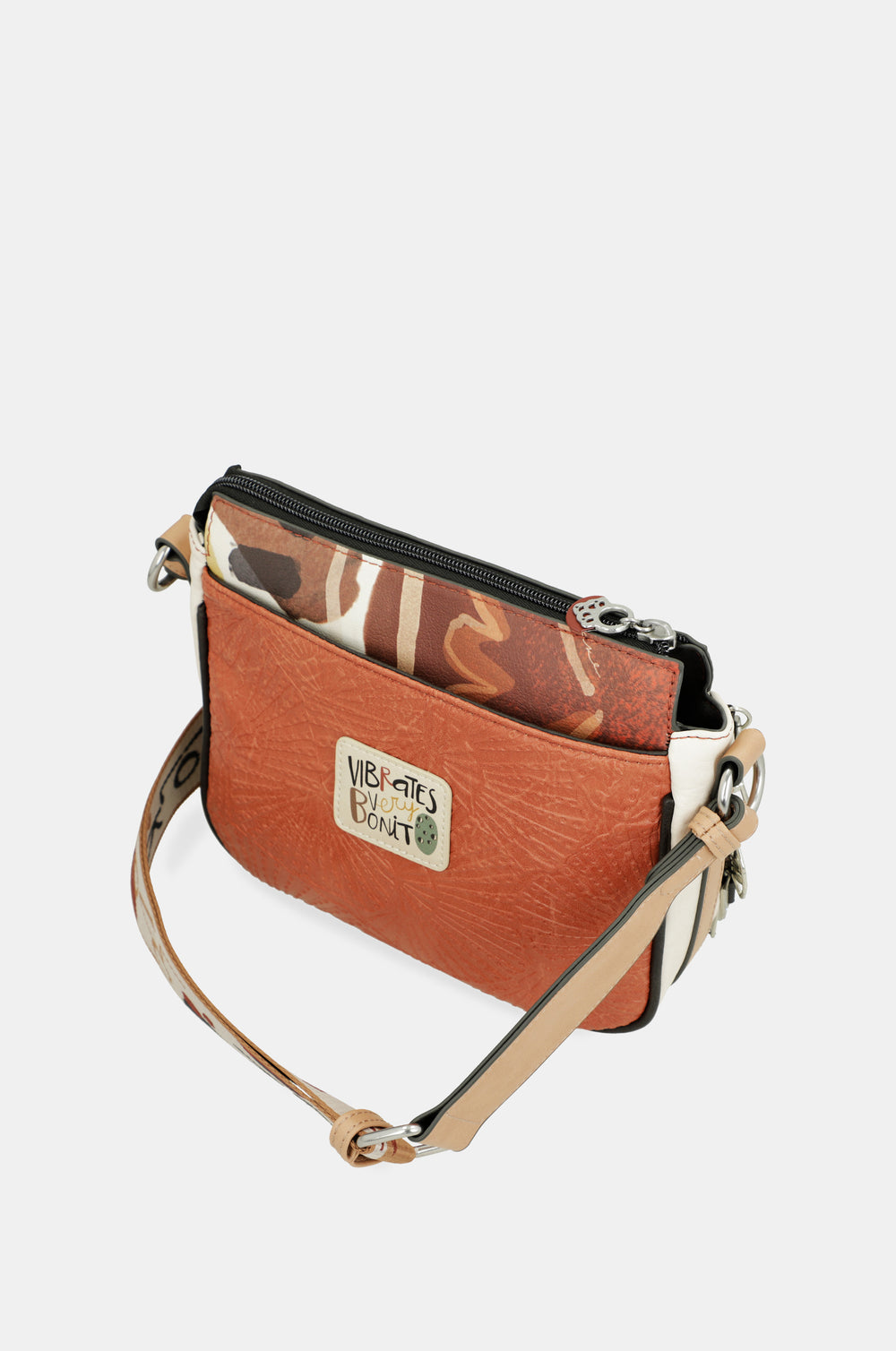 Medium crossbody bag with 3 compartments Alma