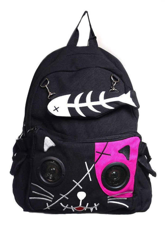 Banned apparel KITTY SPEAKER BACKPACK