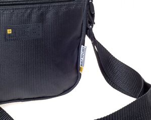 Small JCB Black Messenger Bag Waterproof Cross Body Shoulder Utility Travel Work