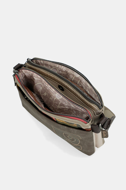 Triple-compartment crossbody bag Muse