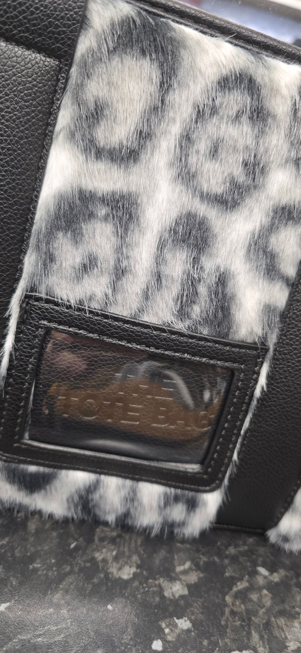 The Furry Tote Bag..Medium