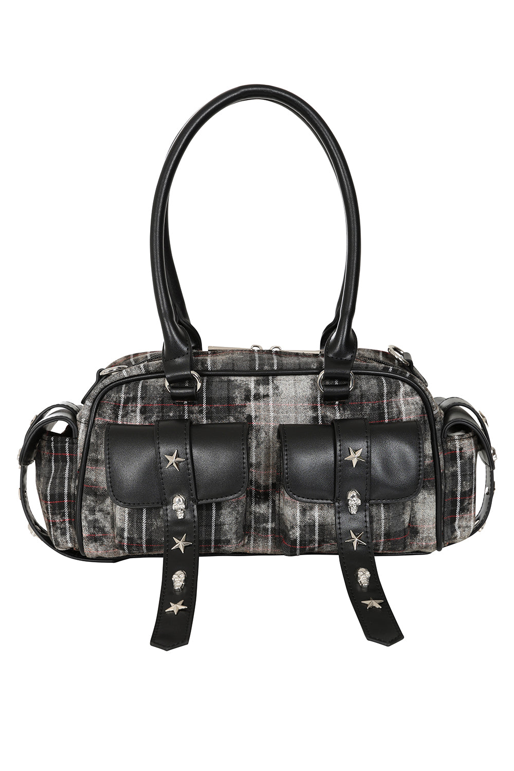 Black/Grey WORN AND WICKED HANDBAG
