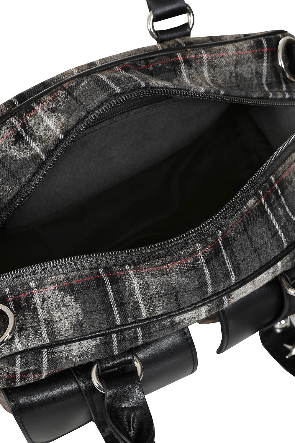 Black/Grey WORN AND WICKED HANDBAG