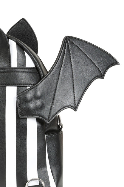 White/Black NIGHTFALL BAT BACKPACK