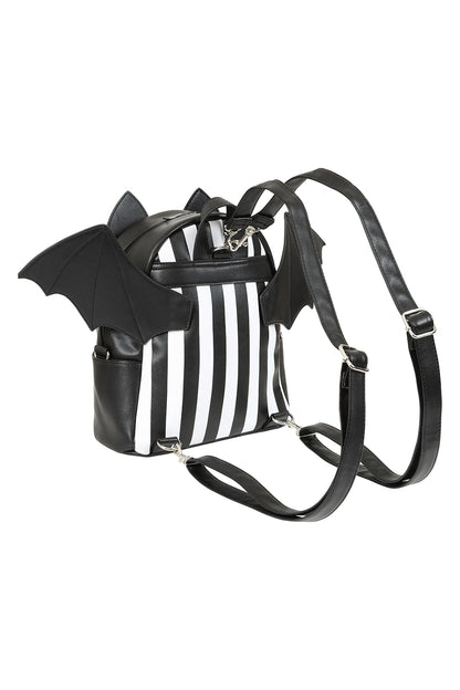 White/Black NIGHTFALL BAT BACKPACK