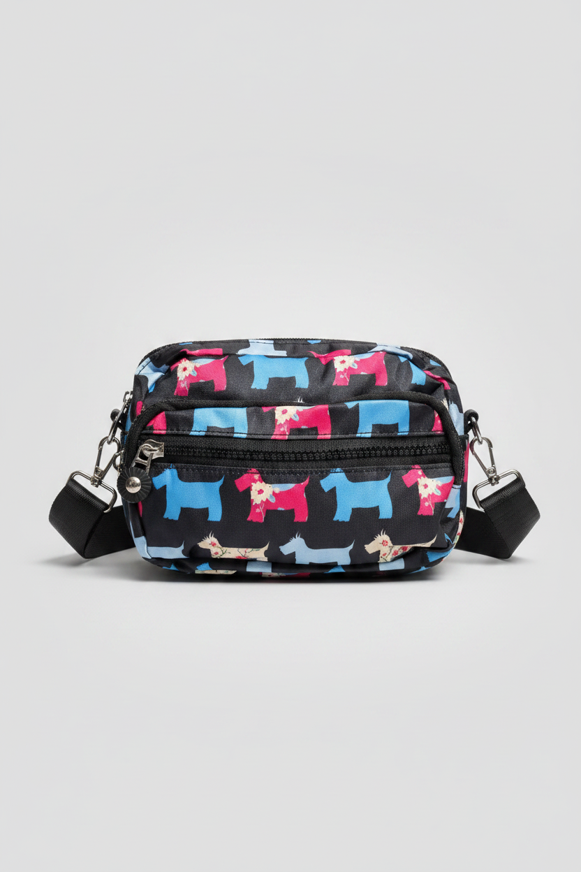 Scotty dog cross body bag