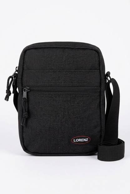 Lorenz Small Two Tone Polyester Bag with Two Top Zips