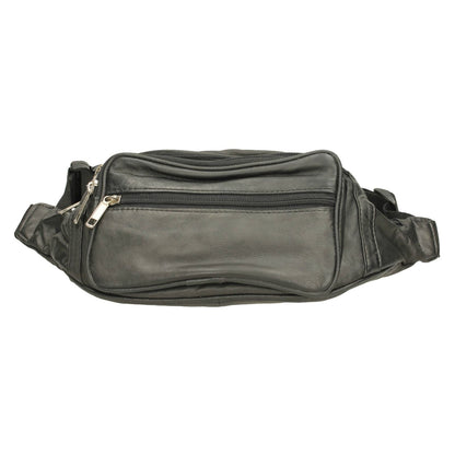 Unisex leather bum bag