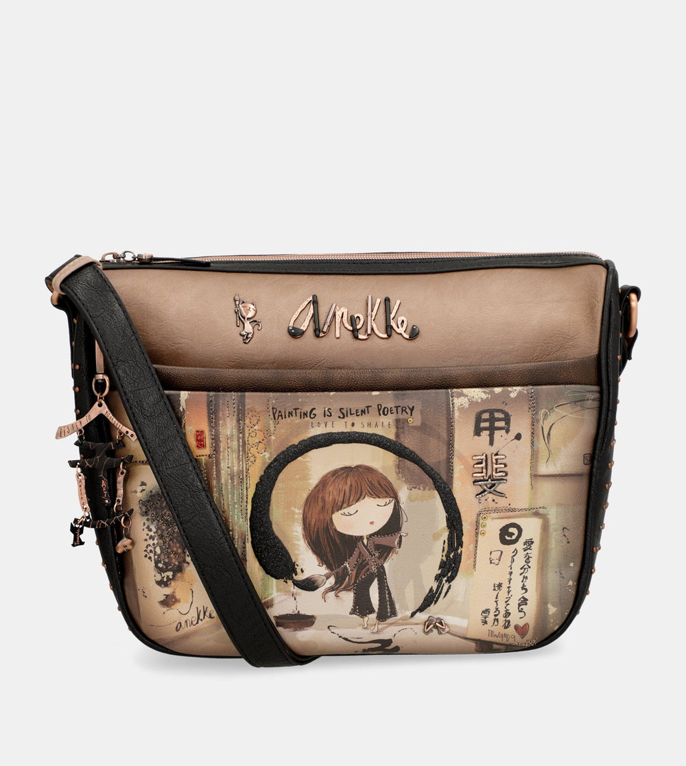 Shōen large shoulder bag with pockets