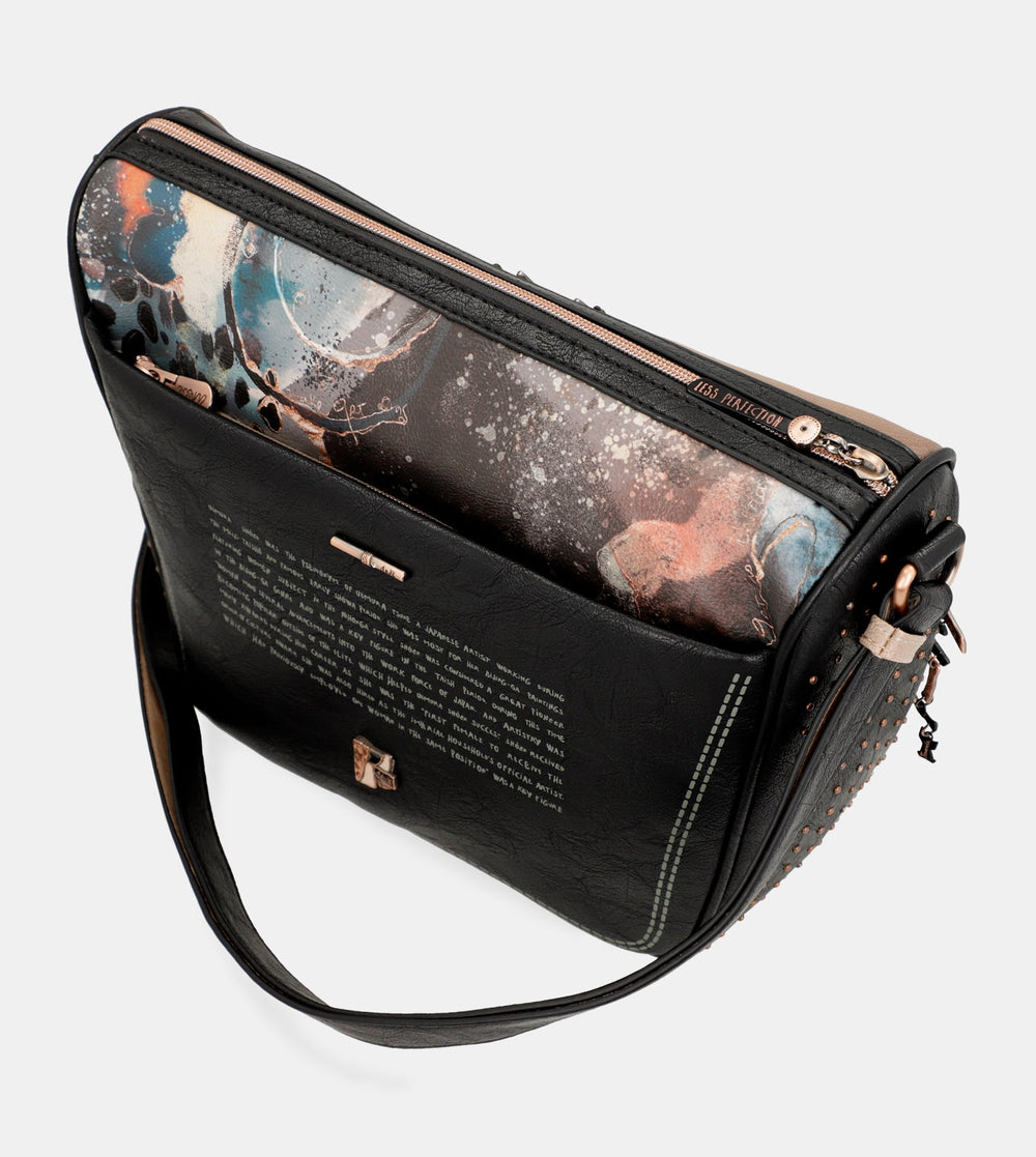 Shōen large shoulder bag with pockets
