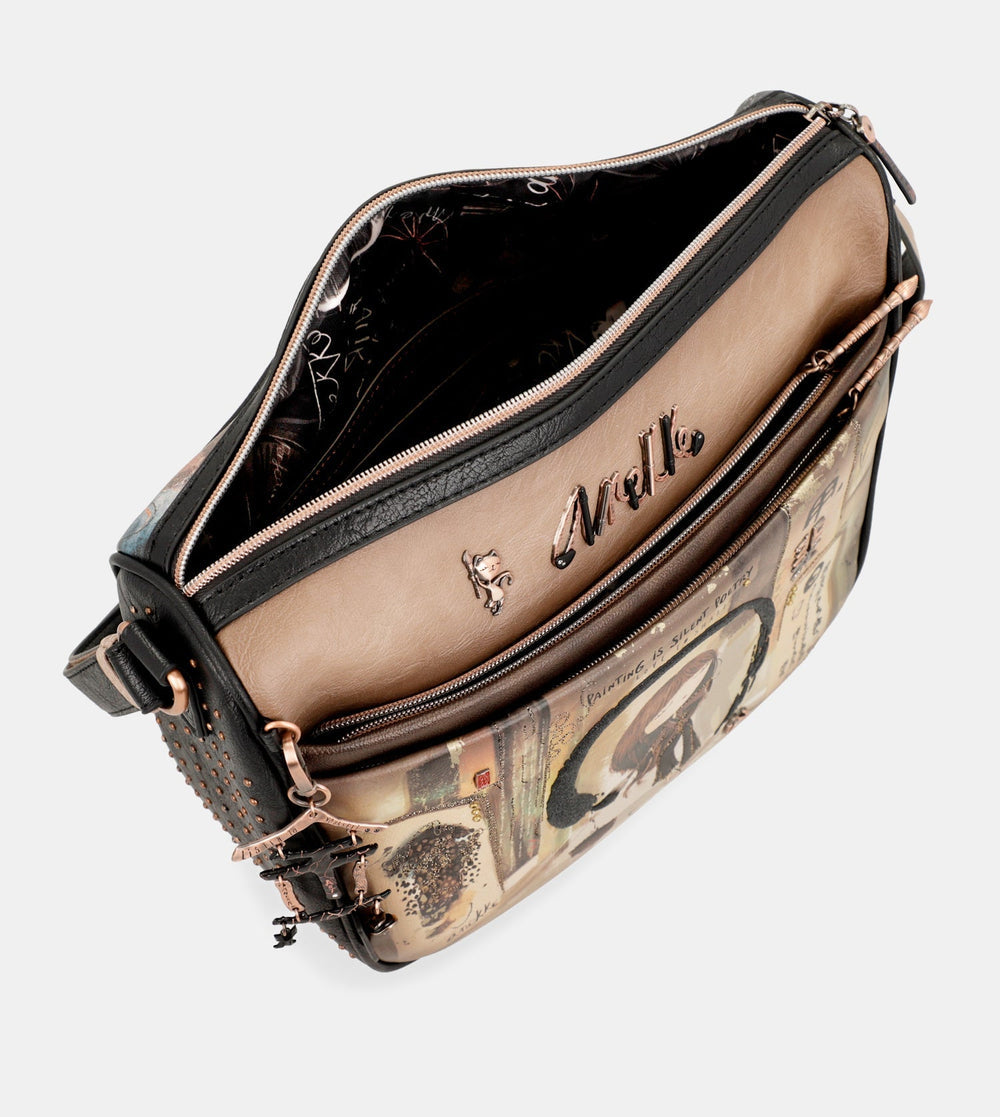 Shōen large shoulder bag with pockets