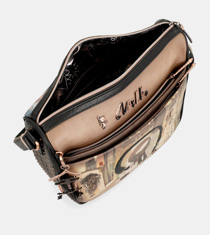 Shōen large shoulder bag with pockets