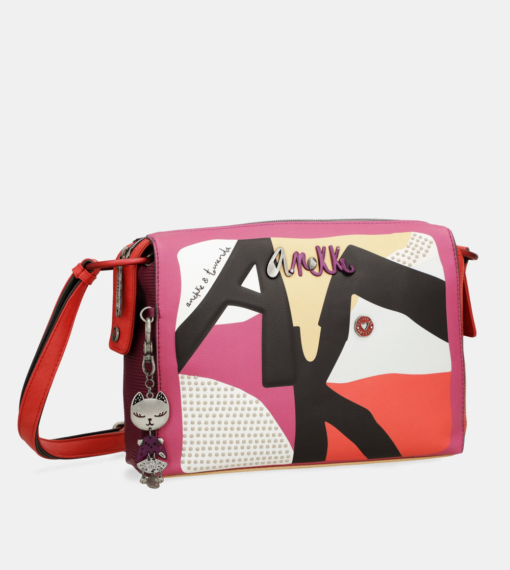 Hollywood fashion rectangular crossbody bag