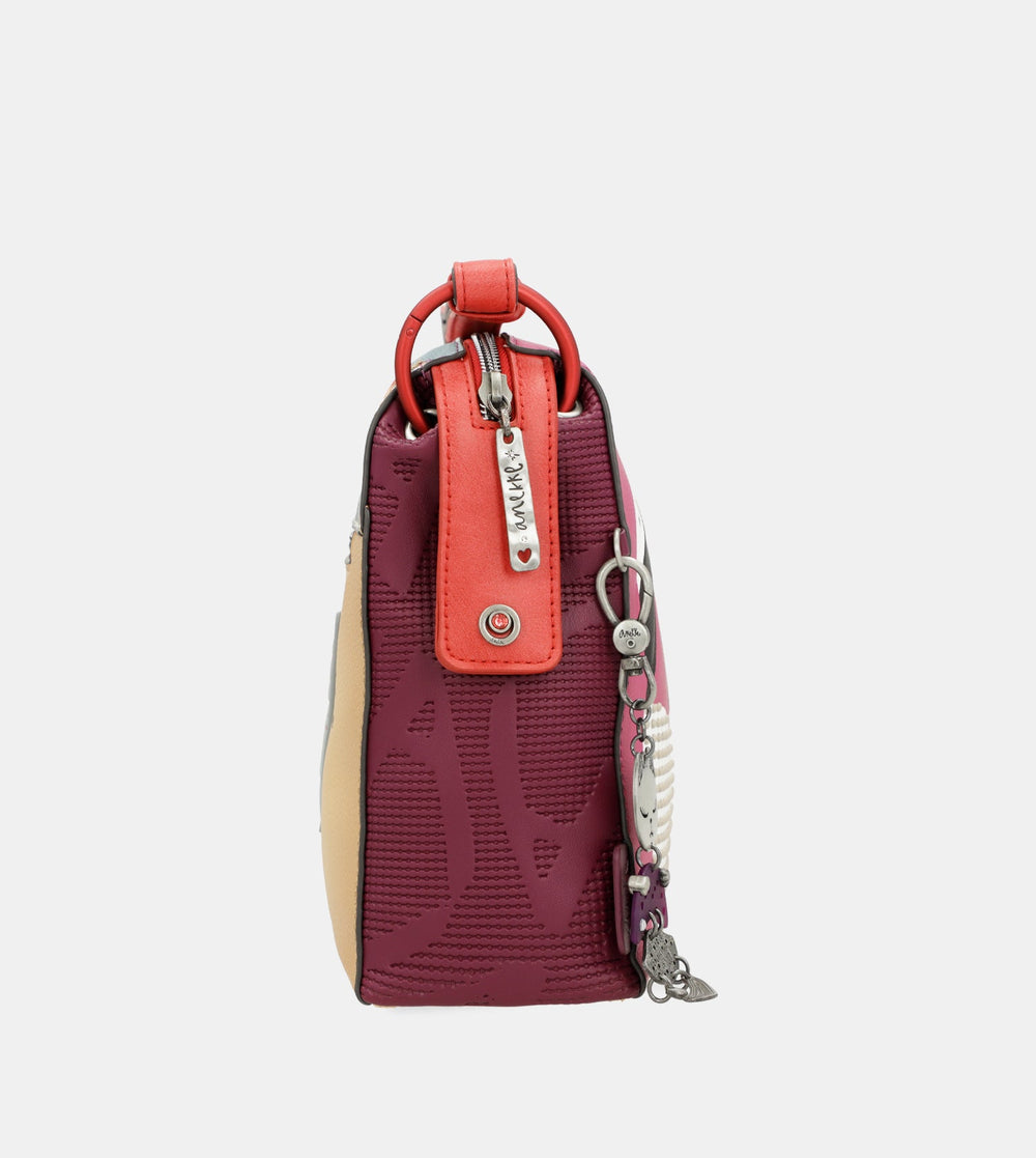 Hollywood fashion rectangular crossbody bag