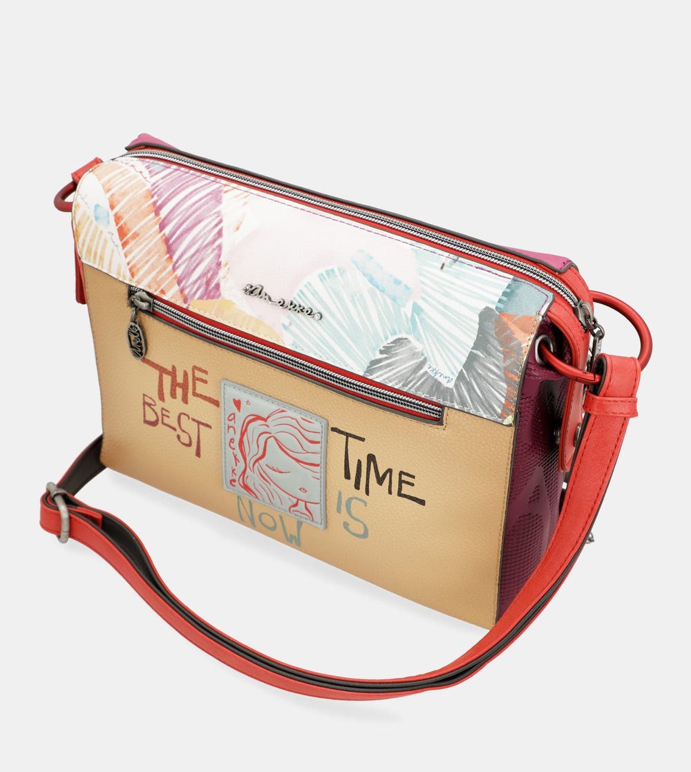 Hollywood fashion rectangular crossbody bag