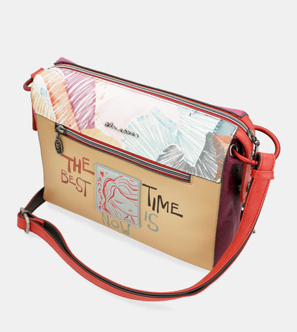 Hollywood fashion rectangular crossbody bag