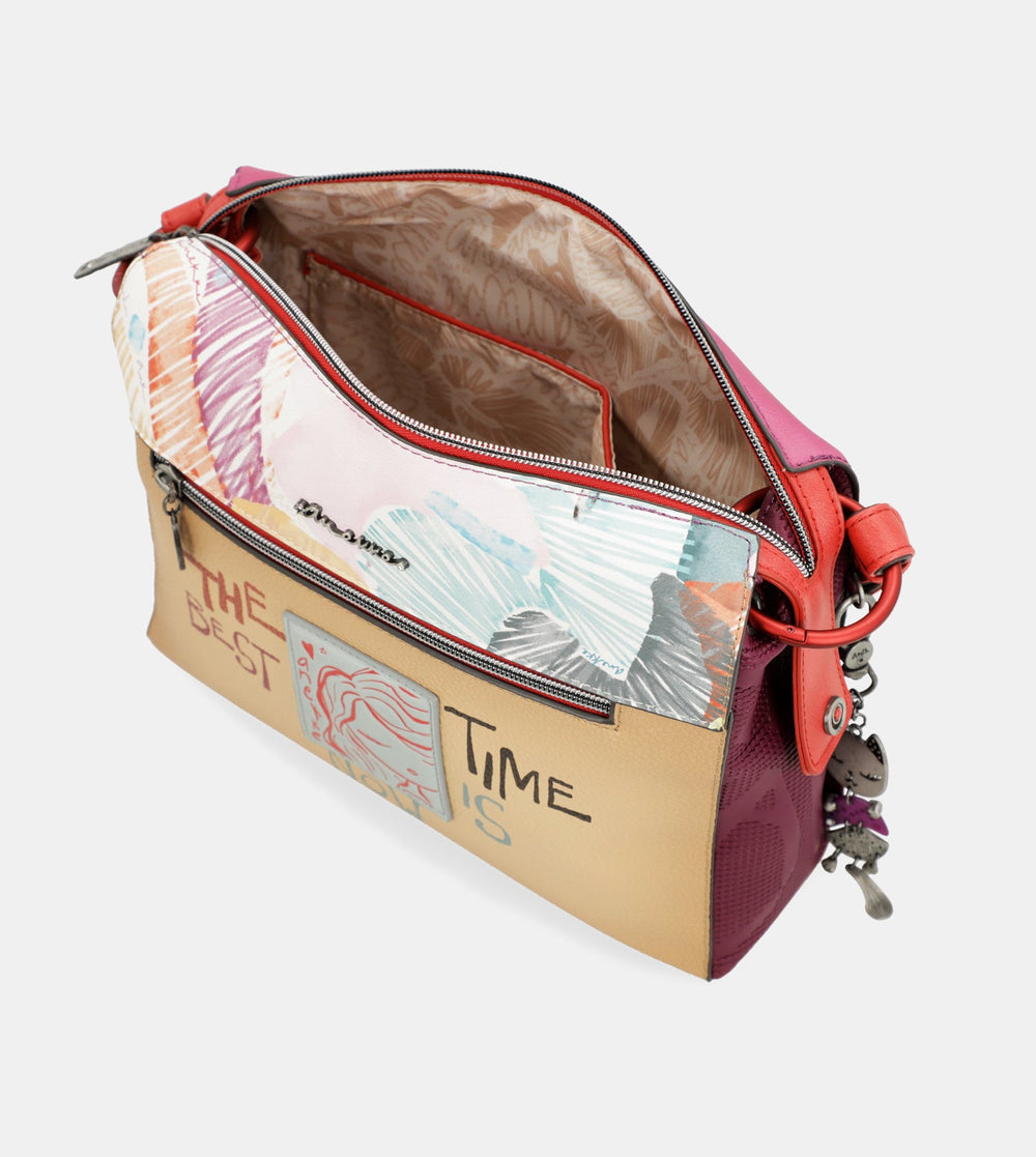 Hollywood fashion rectangular crossbody bag