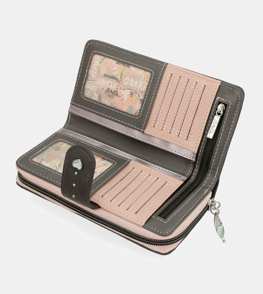 Psychedelic large RFID wallet