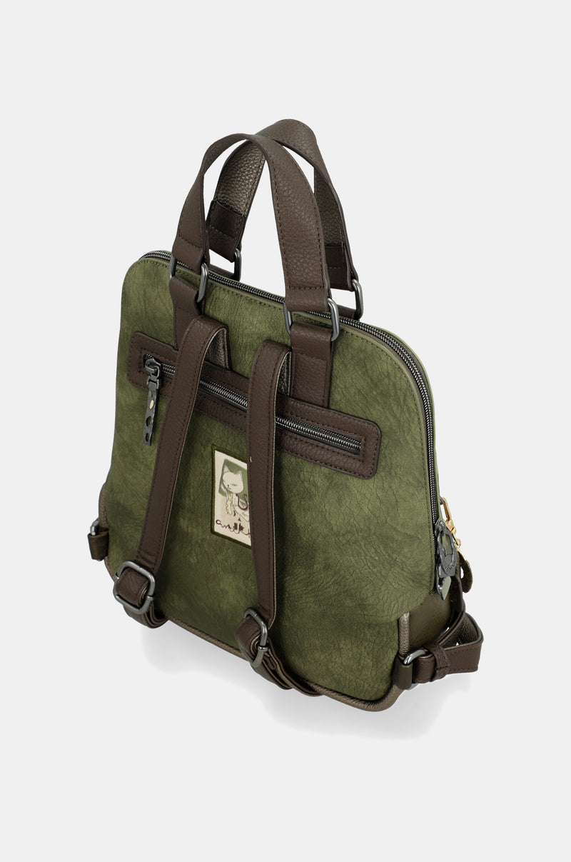 Short-handle printed backpack Amphora