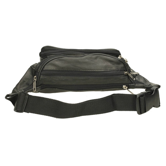Unisex leather bum bag