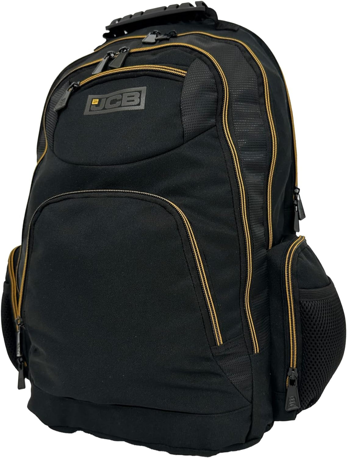 JCB Workmen’s Multi Pocket Backpack Rucksack- Black / Grey, Black / Yellow
