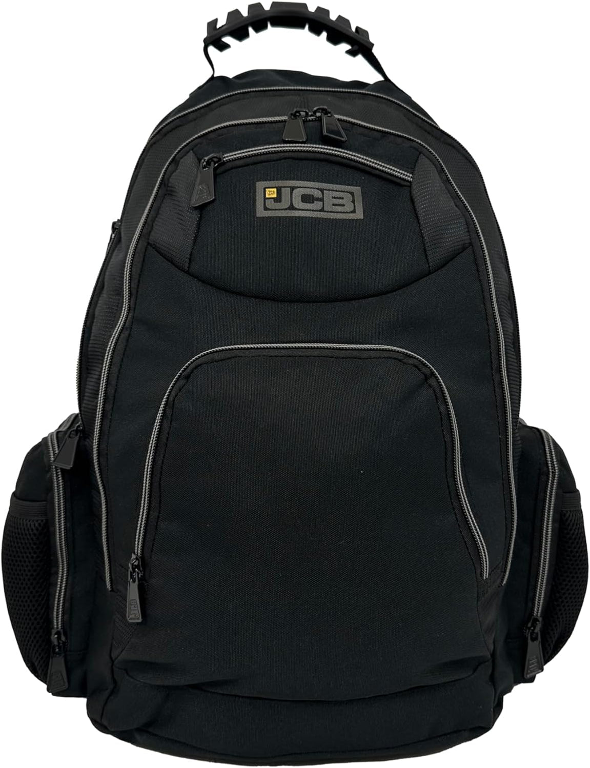 JCB Workmen’s Multi Pocket Backpack Rucksack- Black / Grey, Black / Yellow