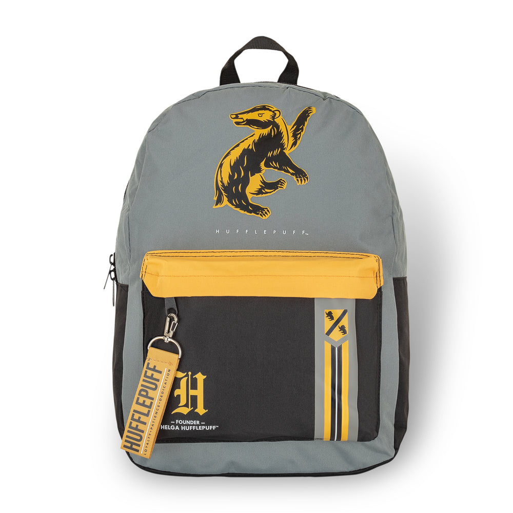 HARRY POTTER HUFFLEPUFF MIXBLOCK BACKPACK WITH WEBBING PULLER
