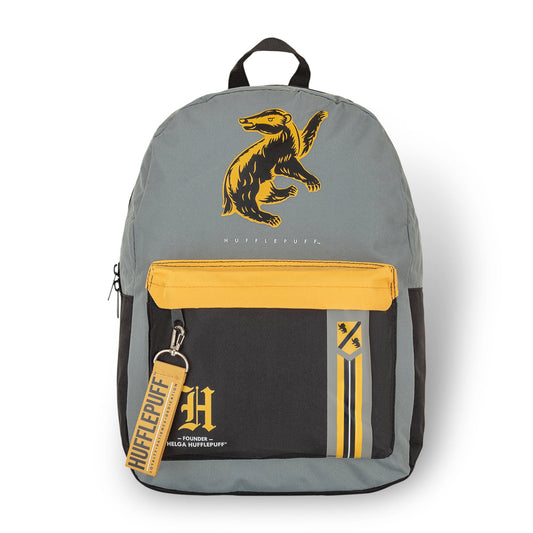 HARRY POTTER HUFFLEPUFF MIXBLOCK BACKPACK WITH WEBBING PULLER